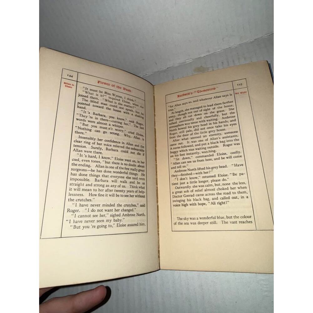 Book Flower of the Dusk (Hardcover) (1908) - Picture 8 of 10
